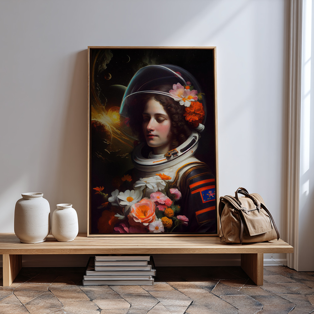 Canvas print - Astronaut Beauty by the entrance
