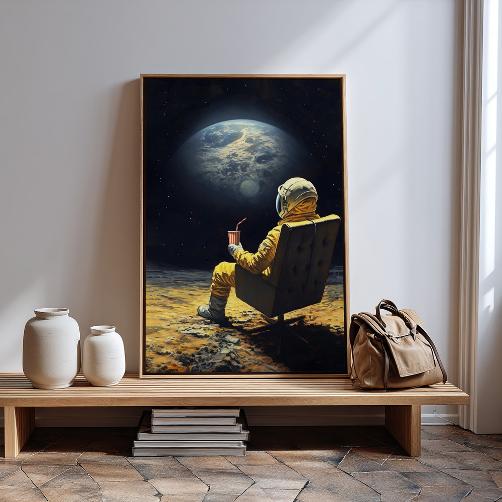 Canvas print - Moon Break by the entrance