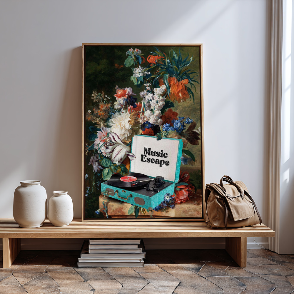 Canvas print - Music Escape by the entrance