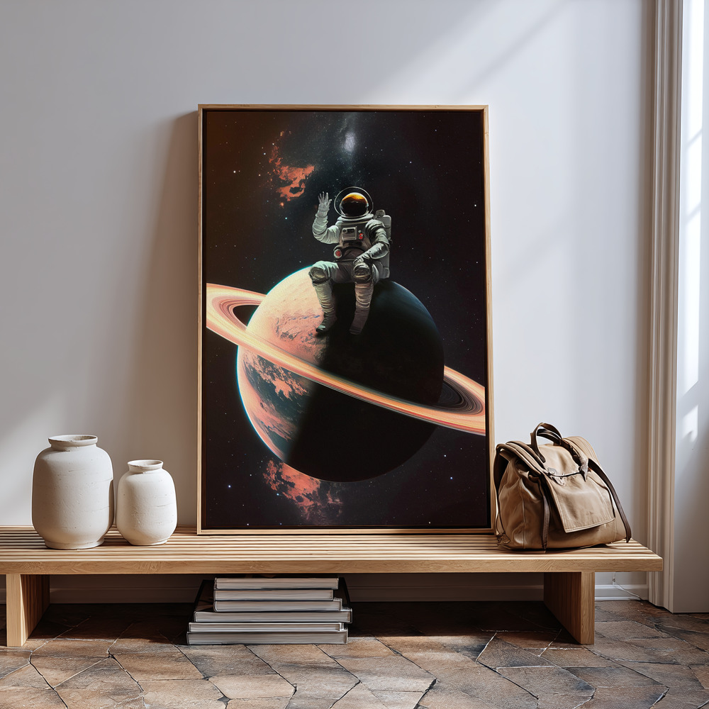 Canvas print - My Space Safe by the entrance