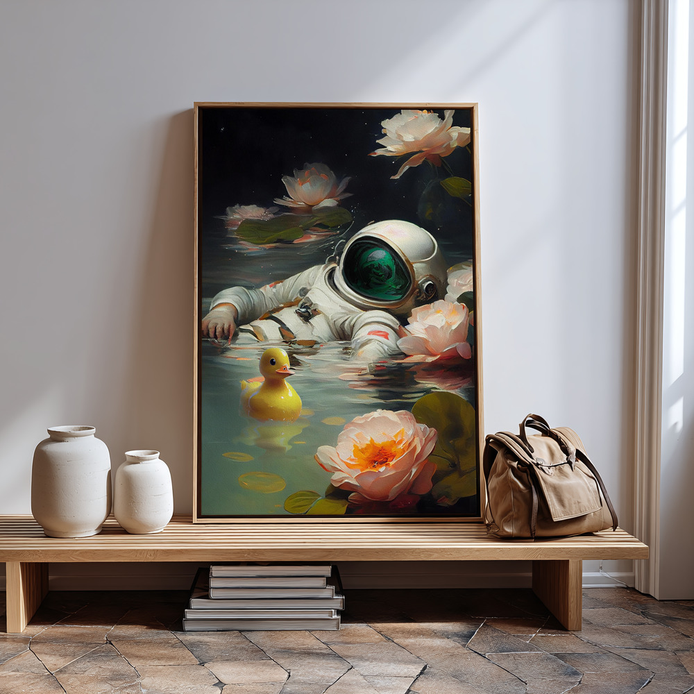 Canvas print - My Space Siesta by the entrance