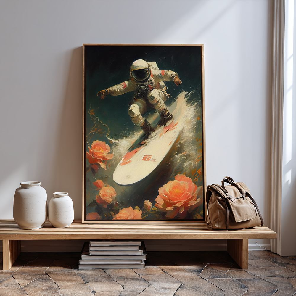 Canvas print - My Space Wave by the entrance