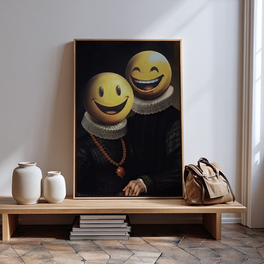 Stampe su tela - The Smilers vicino all'ingresso