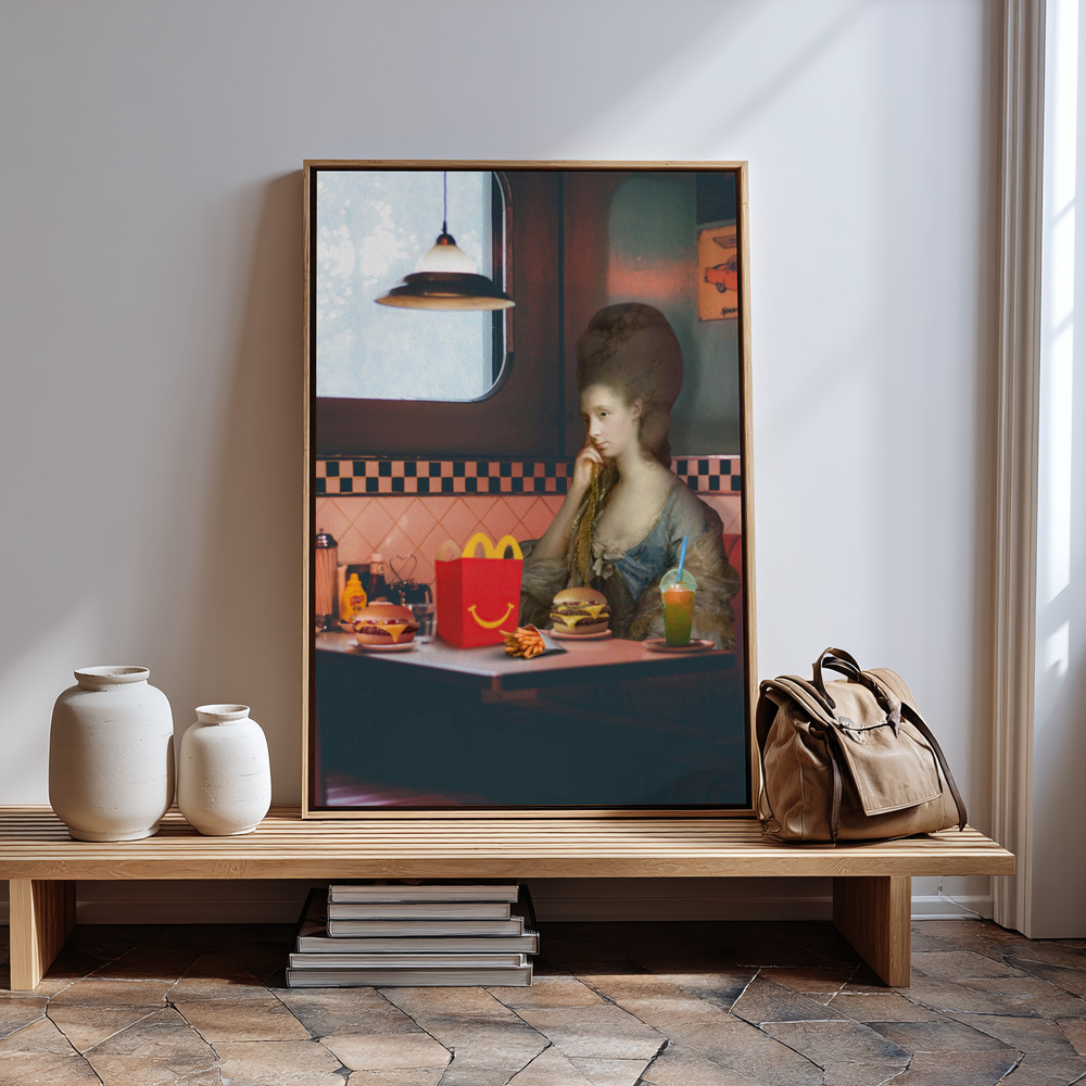 Canvas taulu - You Left Me Thrown sisäänkäynnin luona