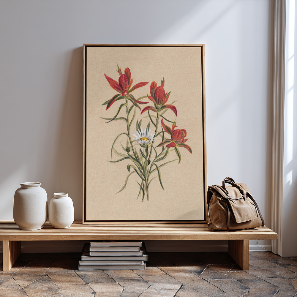 Obraz na płótnie - Indian Paintbrush (1883) przy wejściu