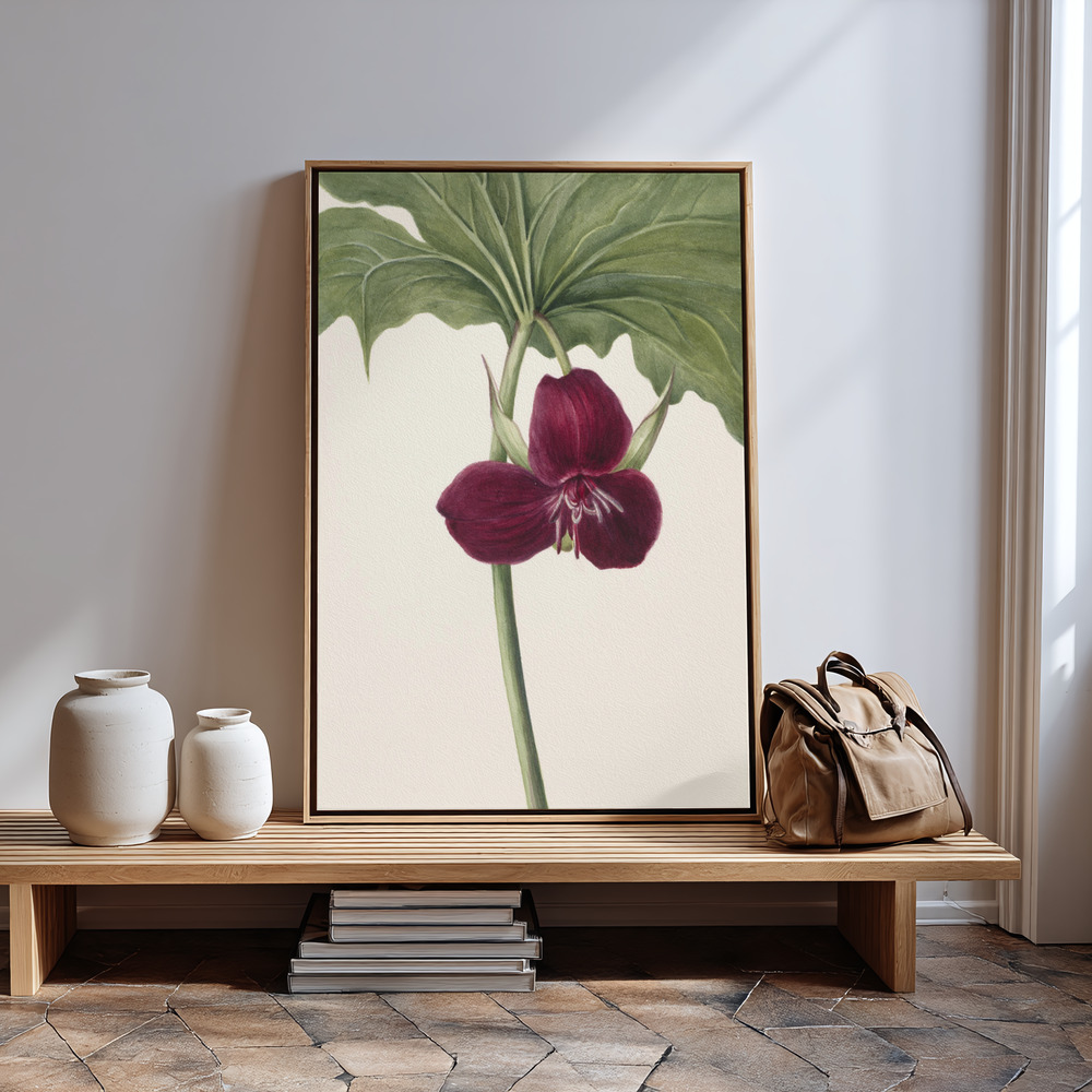 Canvas schilderi - Sweet Trillium in guest room