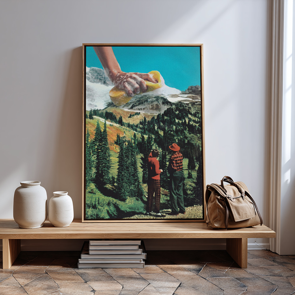Canvas print - Rub a Dub Ridge in guest room