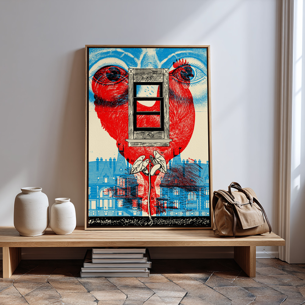 Canvas print - Awakening II in guest room