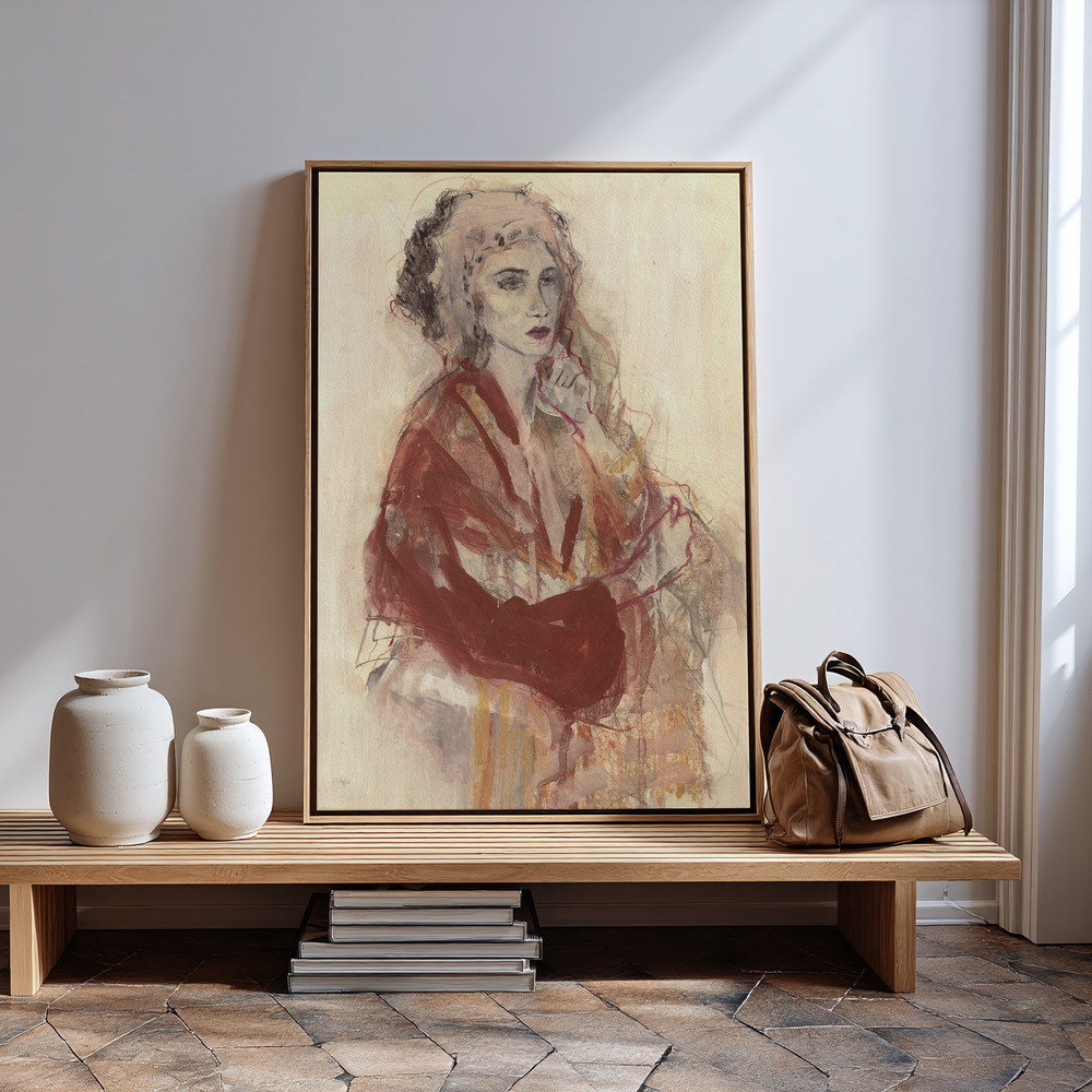 Canvas schilderi - Hommage à Renoir VIII bij de ingang