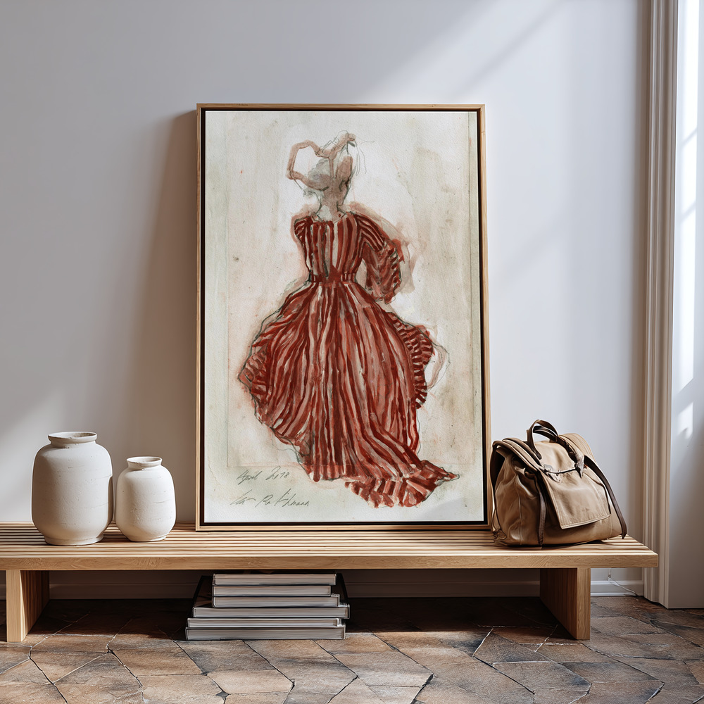 Canvas schilderi - Hommage à Renoir XXVI bij de ingang