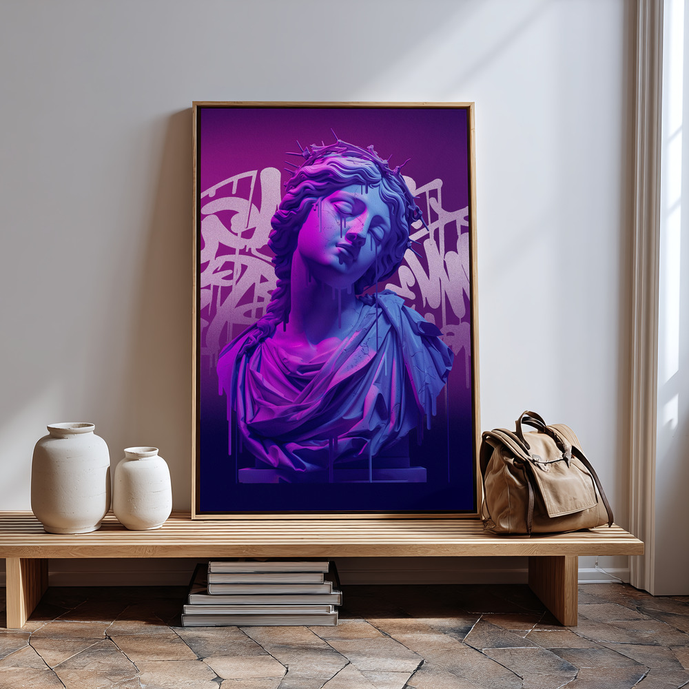 Canvas print - Urban Delirium by the entrance