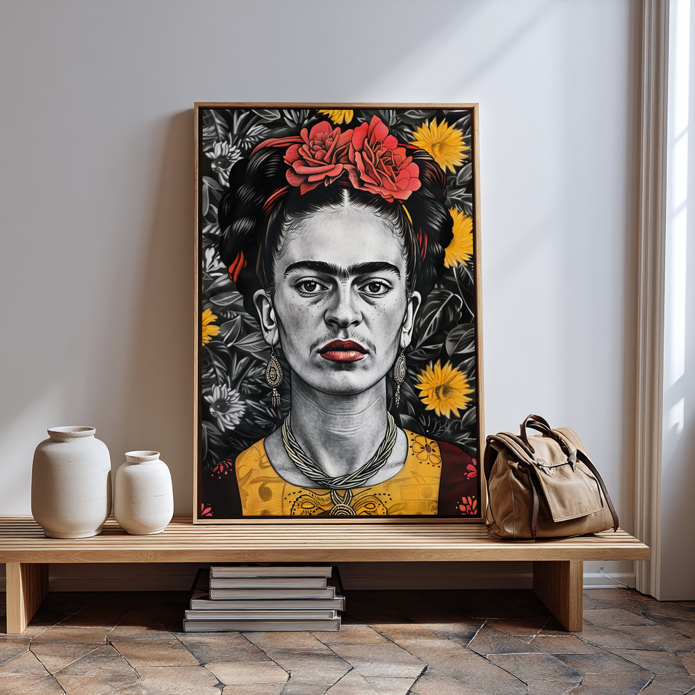 Canvas print - Frida Portrait 5 by the entrance