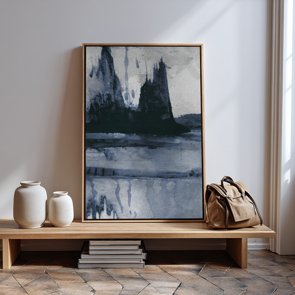 Canvas print - Blu 3 in guest room