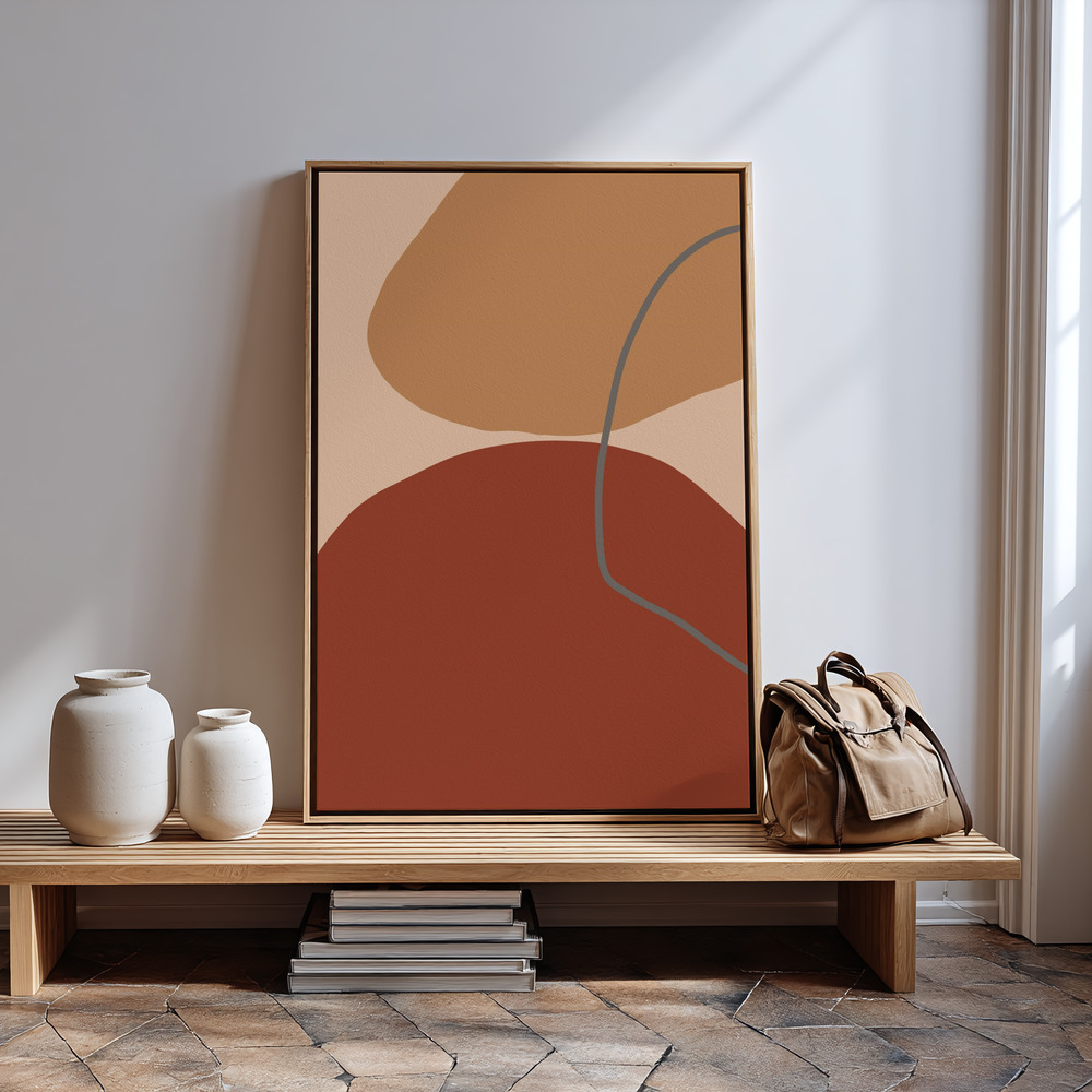 Leinwandbild - Subtiel Yopie in guest room