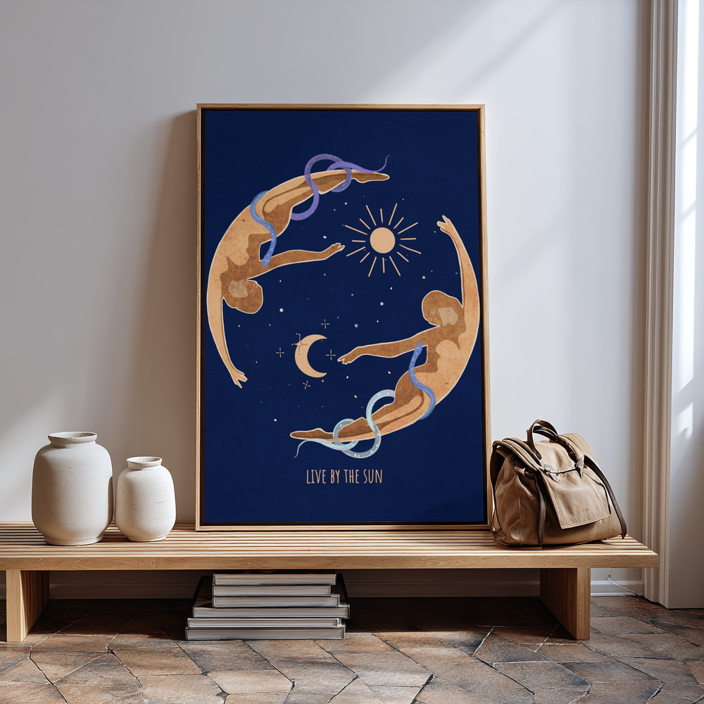 Canvas print - Celestial Harmony by the entrance