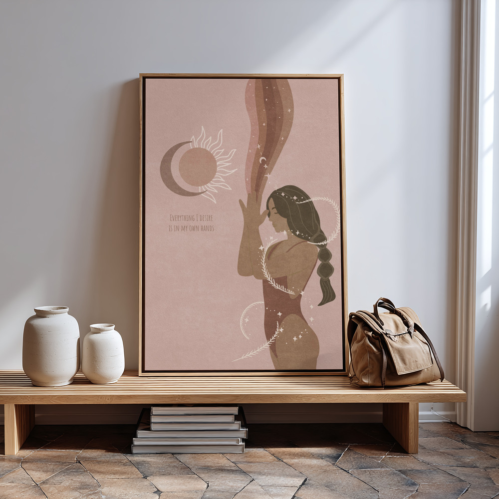 Canvas print - Celestial Dreams by the entrance