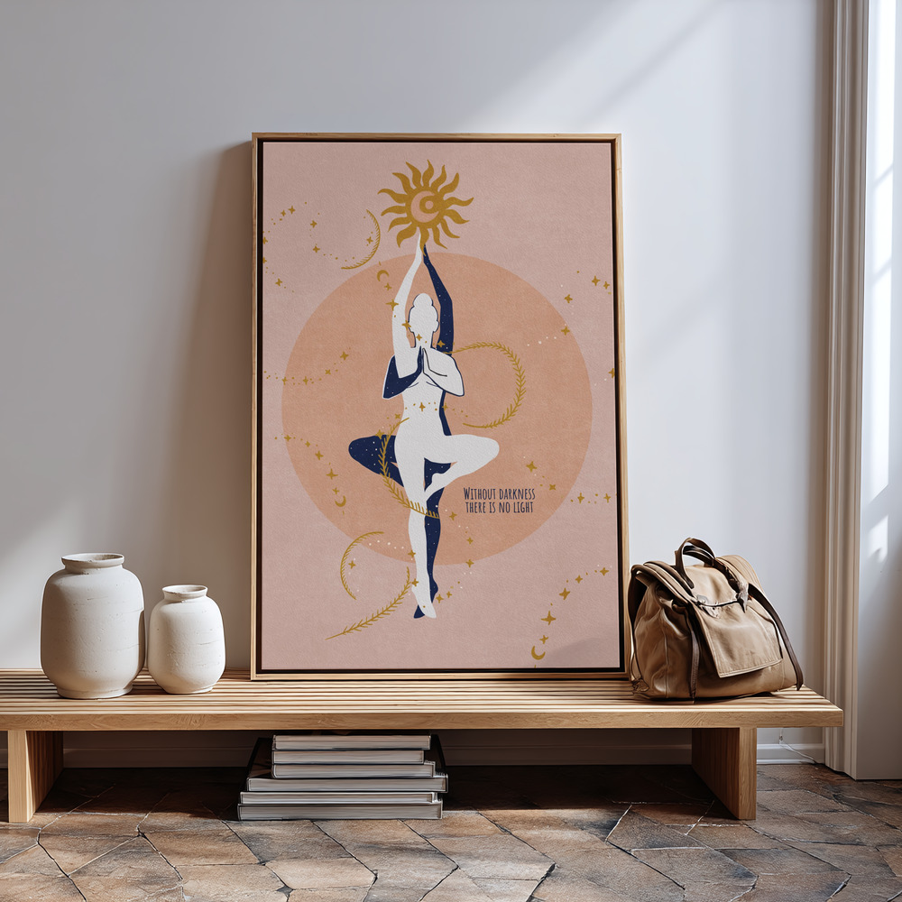 Stampe su tela - Yin Yang Balance vicino all'ingresso