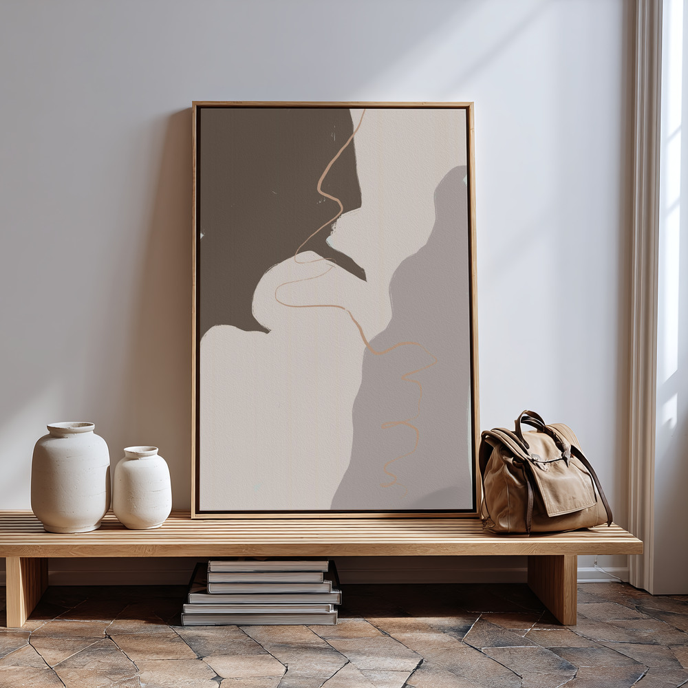 Canvas print - Abstract in guest room