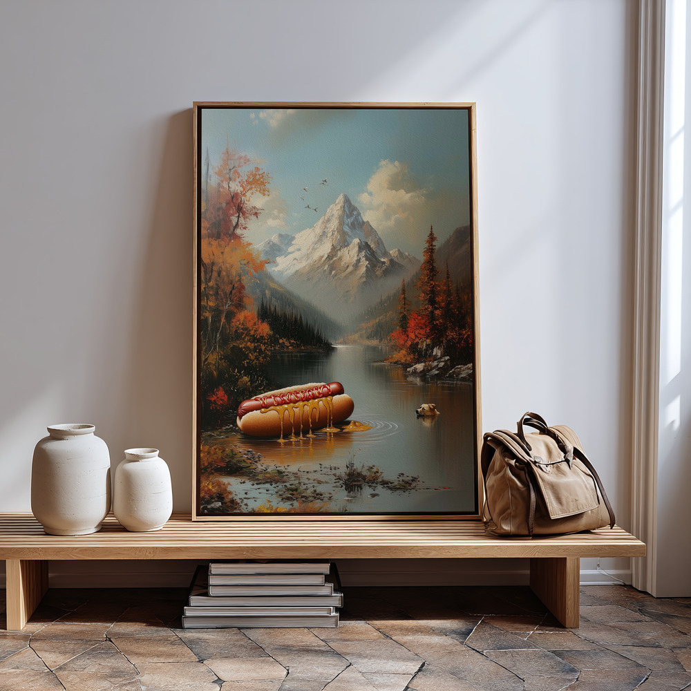 Canvas taulu - Floating Dogs sisäänkäynnin luona