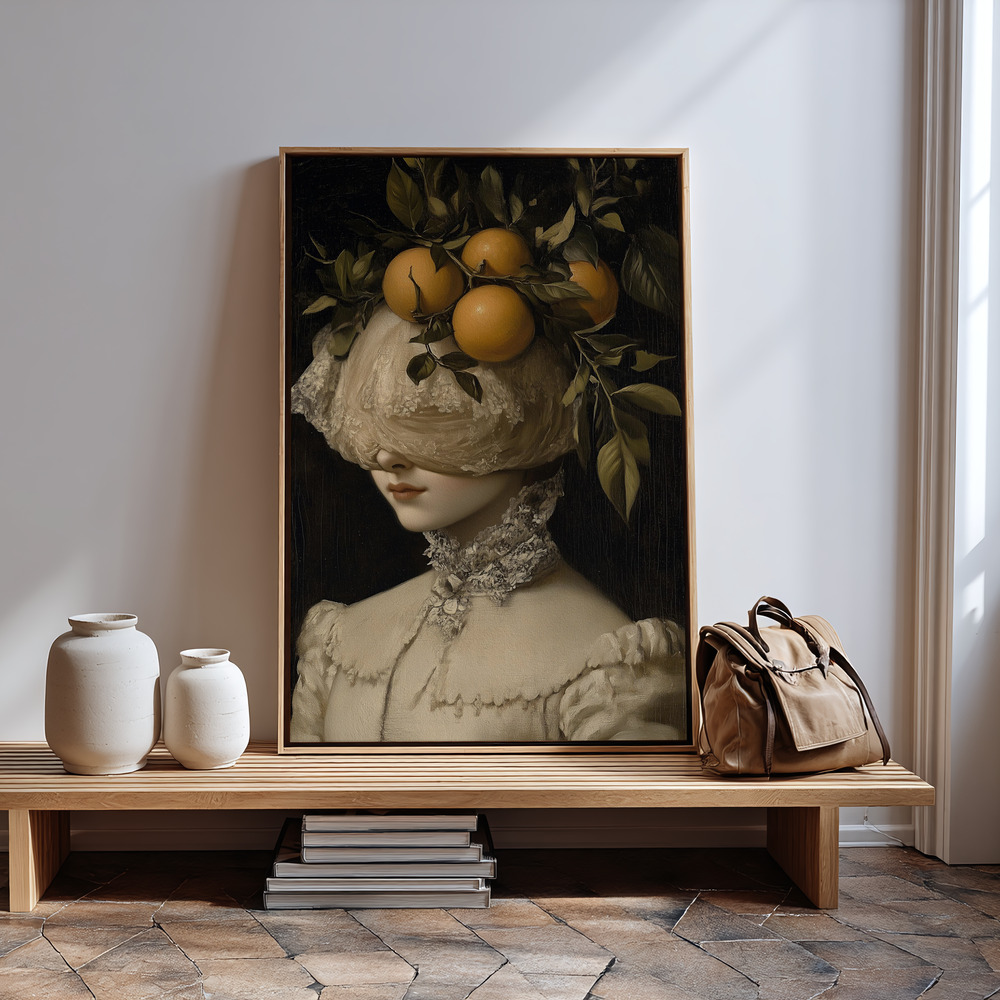 Canvas taulu - Citrus Elegance sisäänkäynnin luona