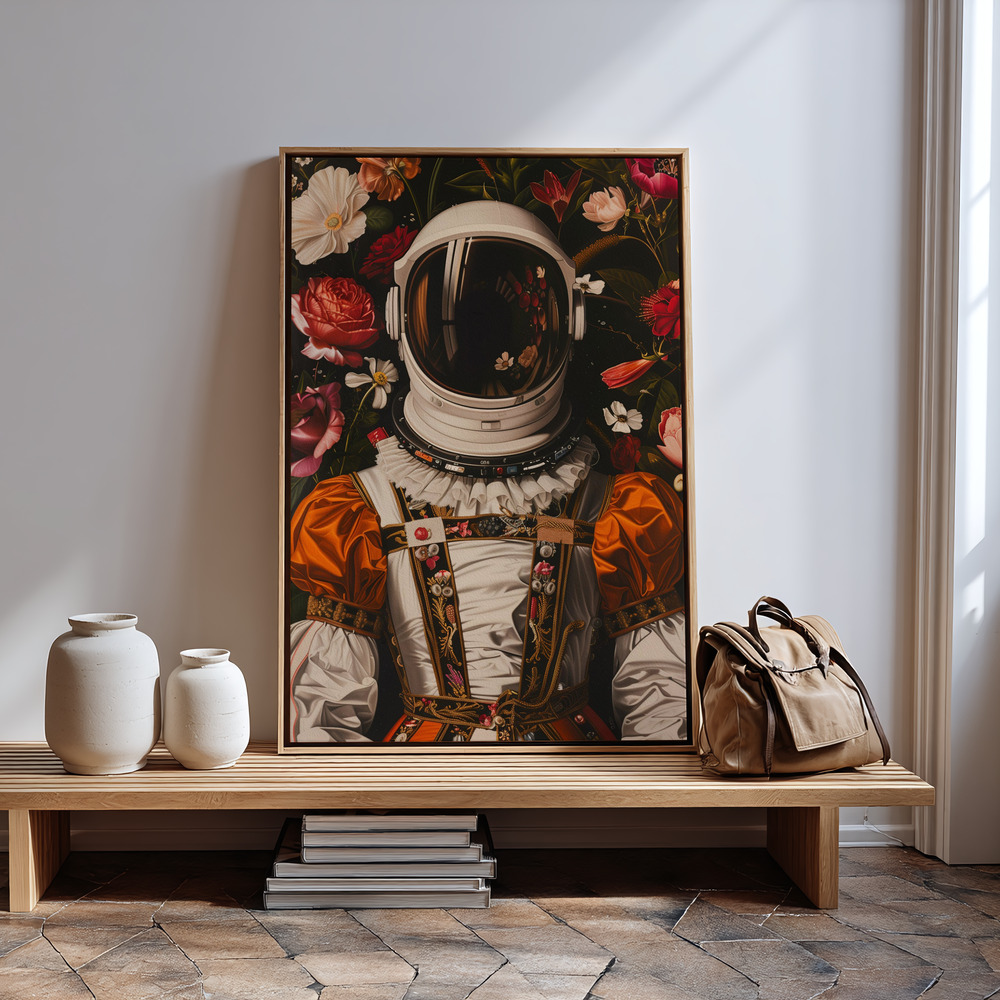 Canvas print - Cosmic Renaissance by the entrance