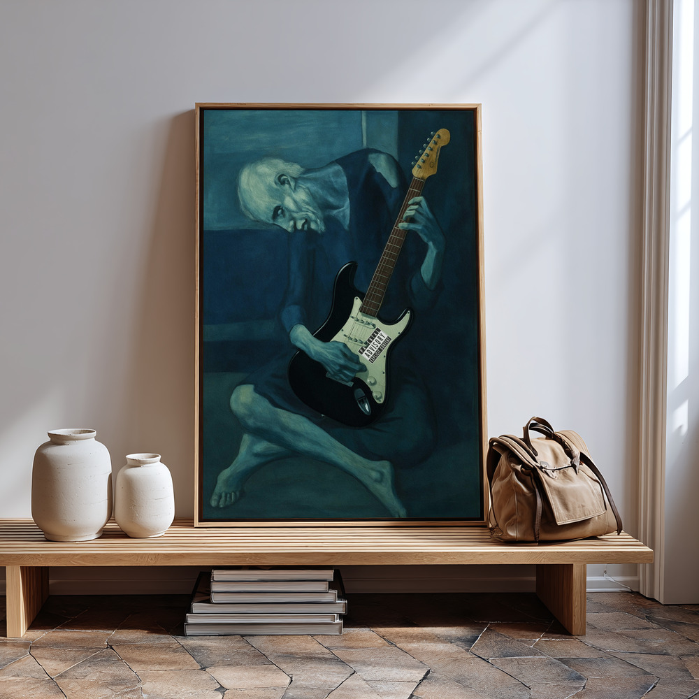 Canvas print - The Old Rocker by the entrance