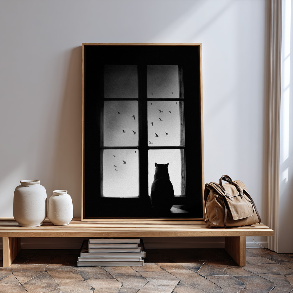 Canvas print - winter is coming in guest room