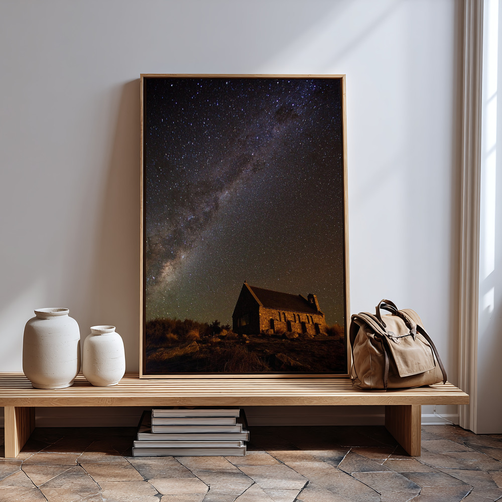 Canvas schilderi - Church of the Good Shepherd bij de ingang