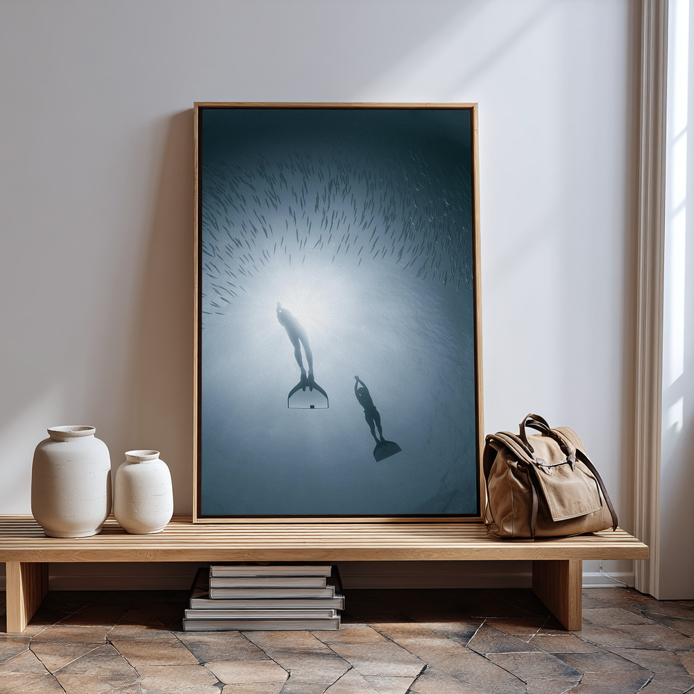 Canvastavla With nature as one - Tavla - 100x150