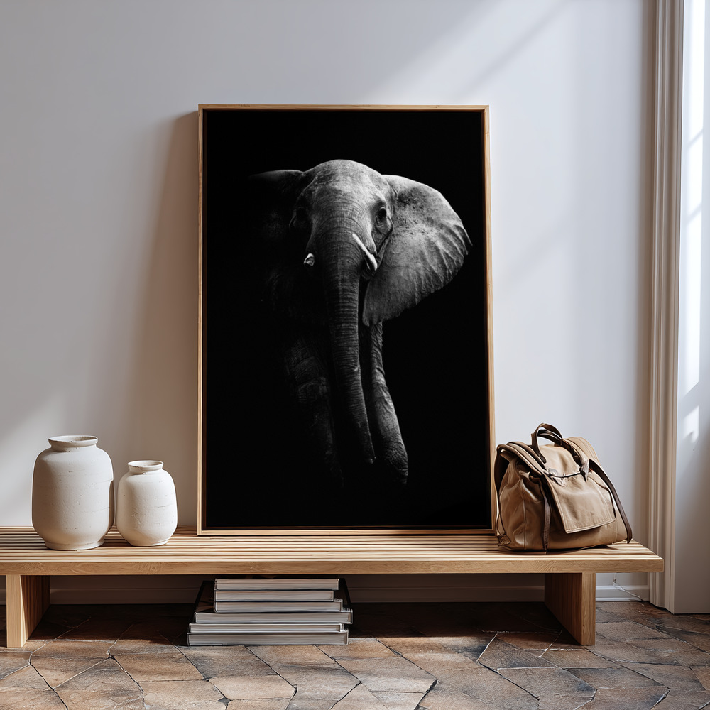 Stampe su tela - Elephant! in guest room
