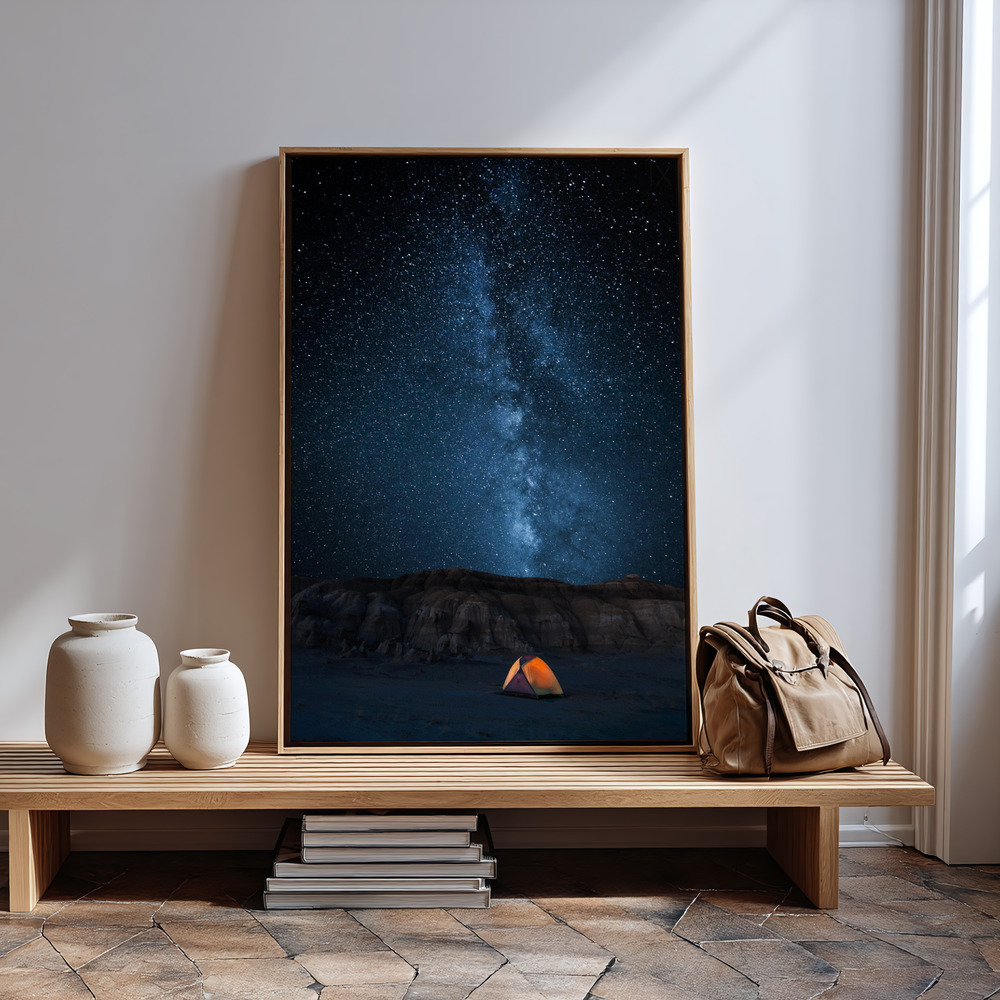 Canvas schilderi - The Sky is my Blanket bij de ingang