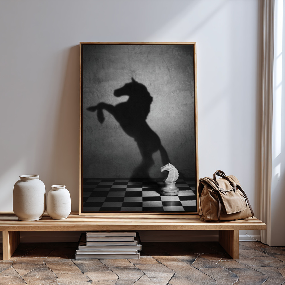Canvas print - The soul of a mustang in guest room
