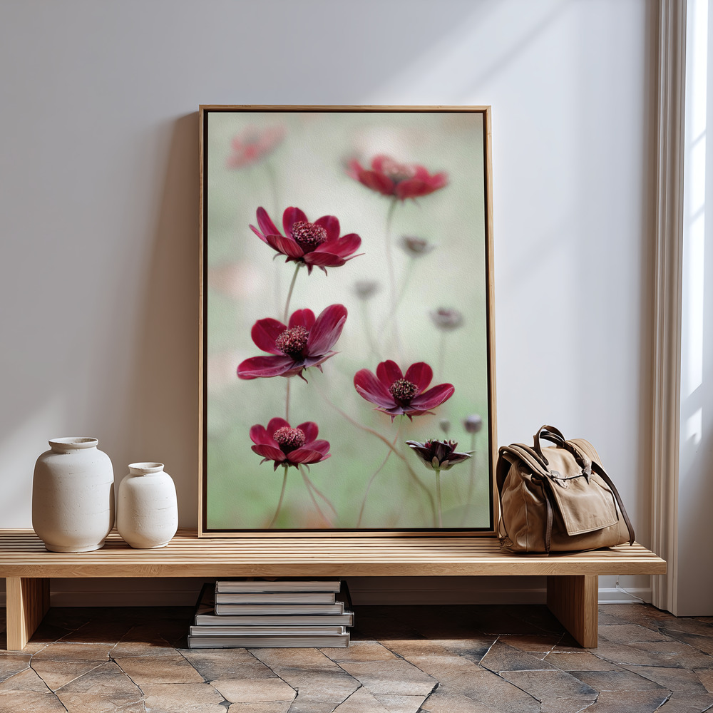 Canvas schilderi - Cosmos sway bij de ingang