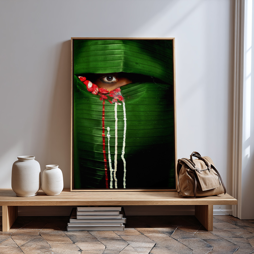 Canvas print - Mysterious Eye by the entrance