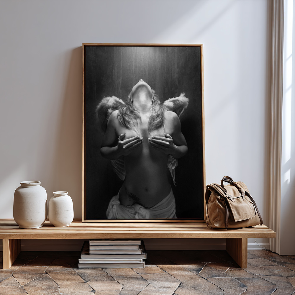 Canvas taulu - Fallen angel sisäänkäynnin luona