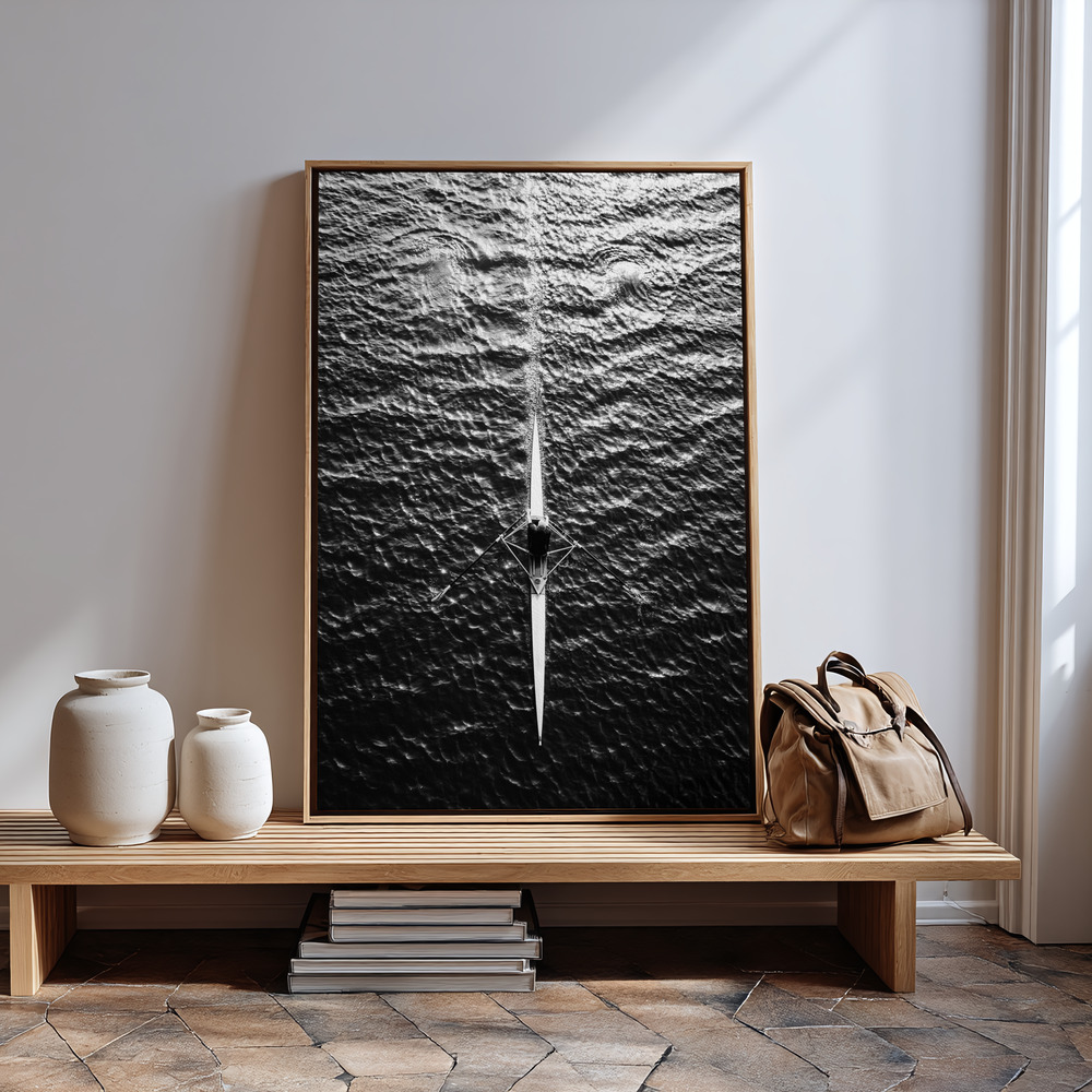 Canvas print - Solitary Voyage in guest room