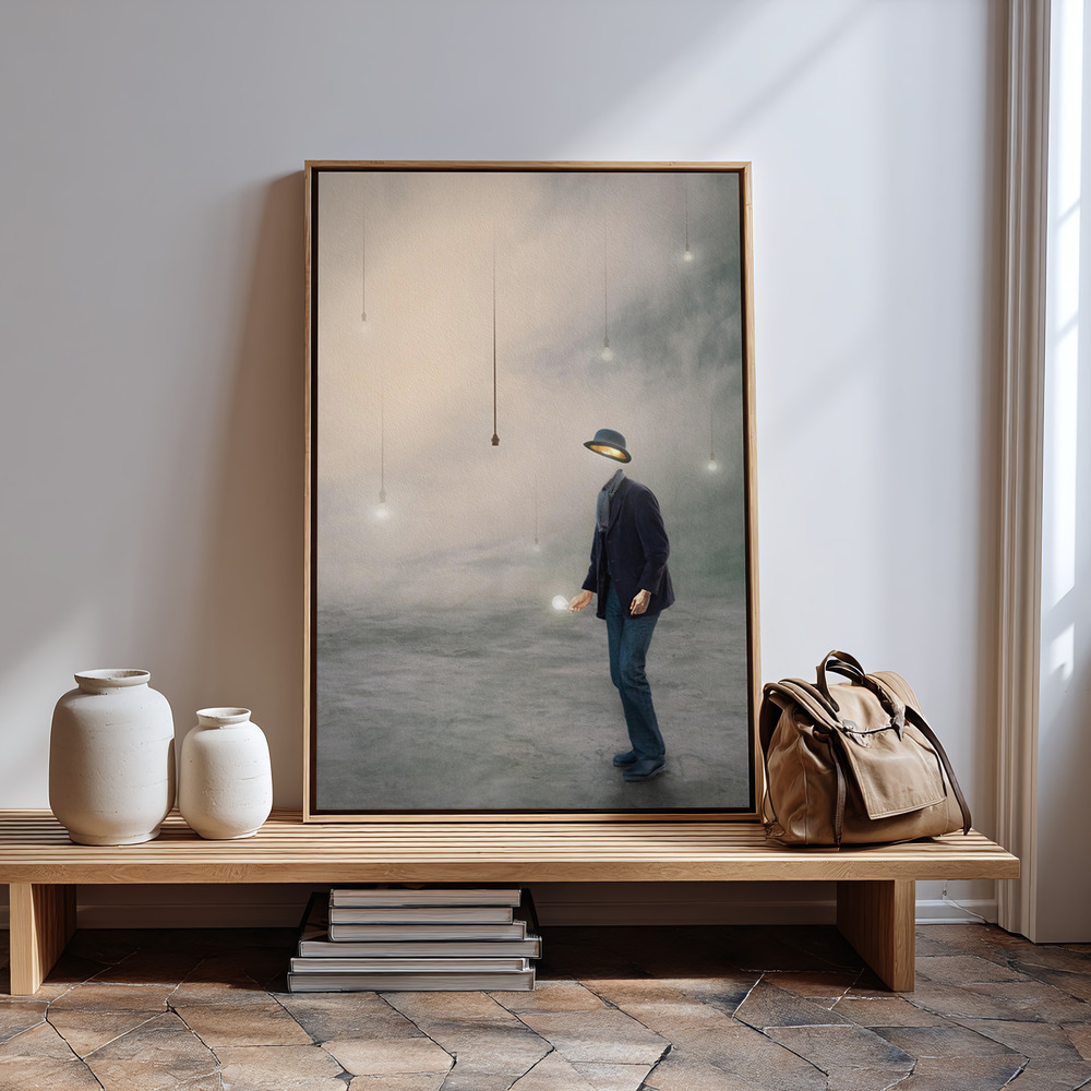 Canvas print - Illumination in guest room