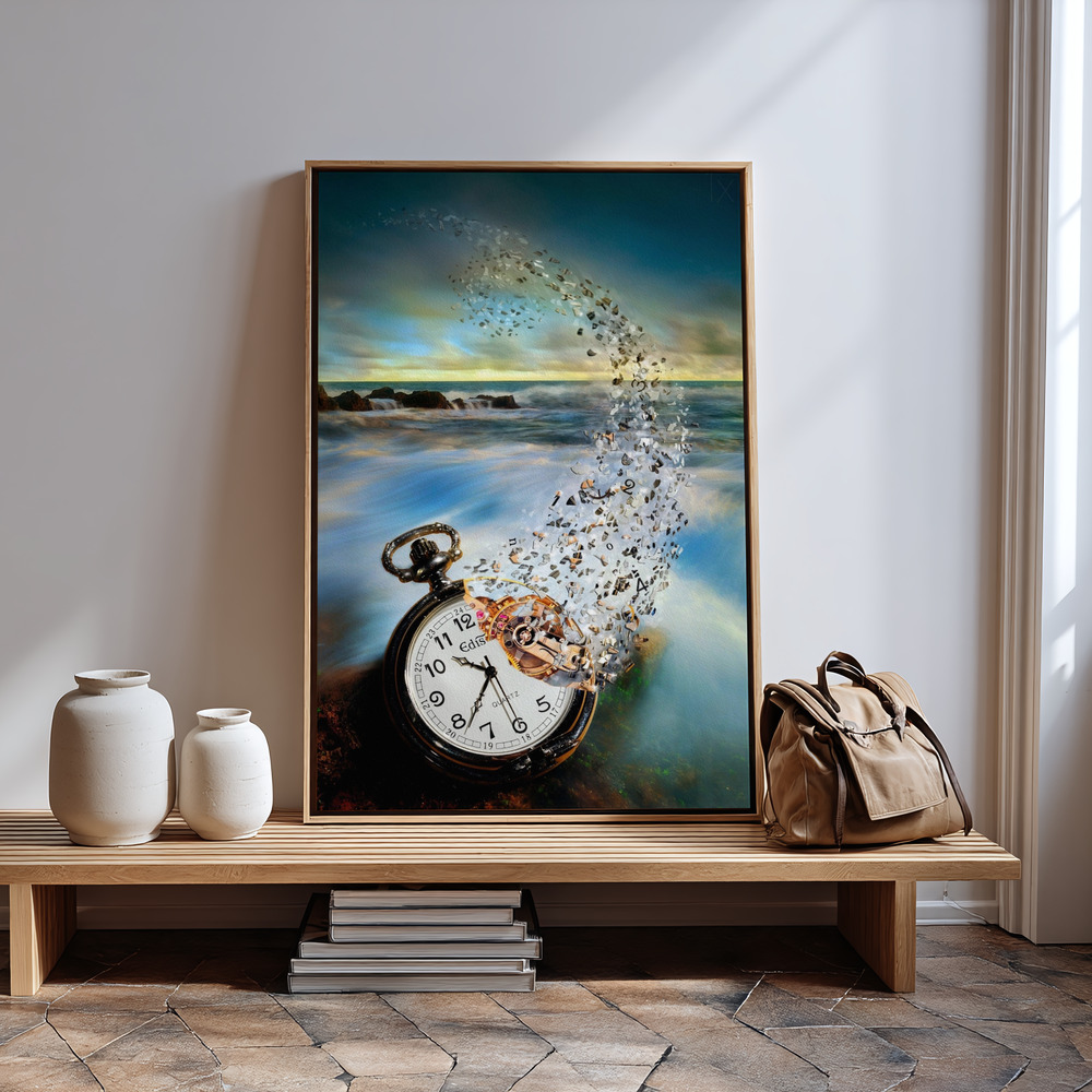 Lienzo - The Vanishing Time in guest room