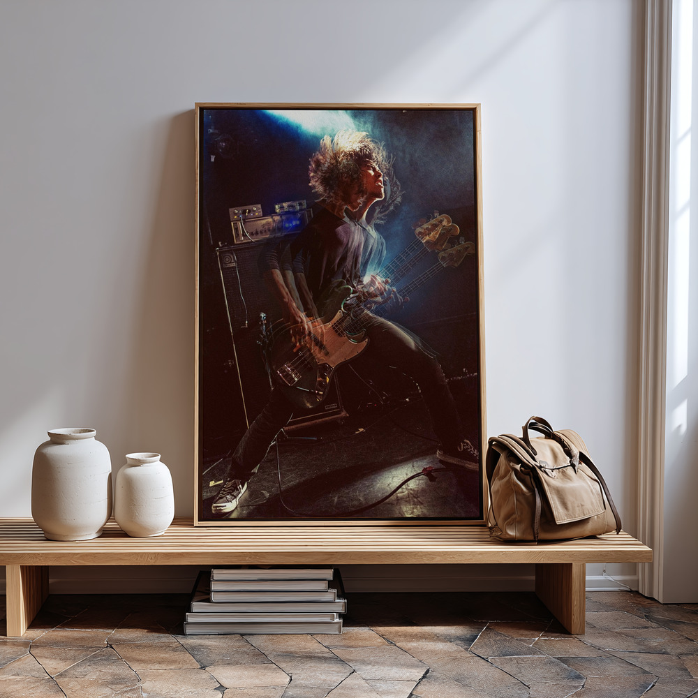 Canvas print - Livephotography in guest room