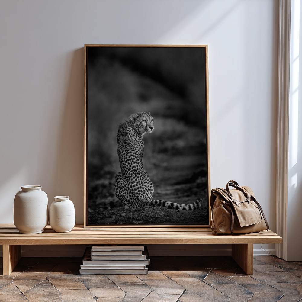 Canvas print - The look back in guest room