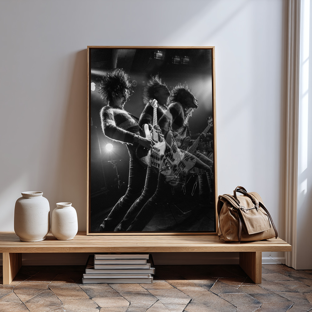 Canvas print - Afterimage in guest room