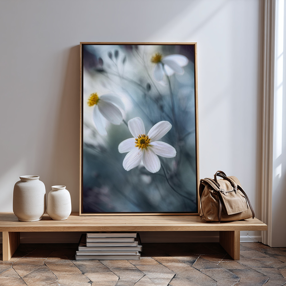 Canvas schilderi - Cosmos bij de ingang