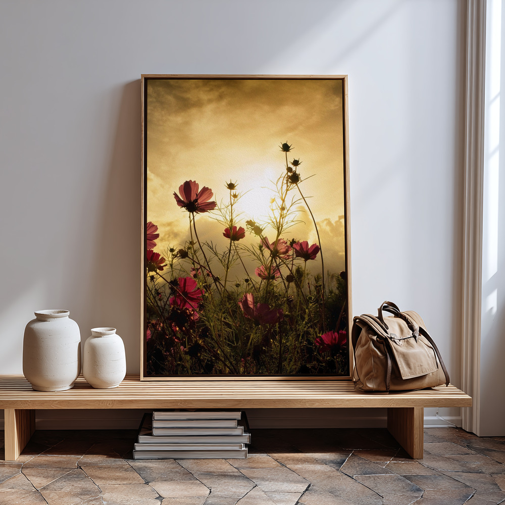 Canvas print - Watching the Sun in guest room