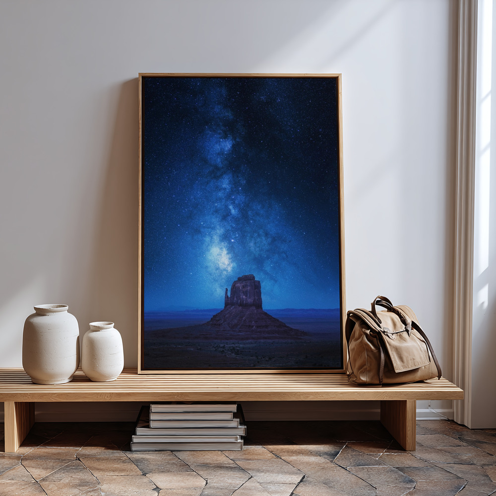 Canvas schilderi - Monument Milkyway bij de ingang