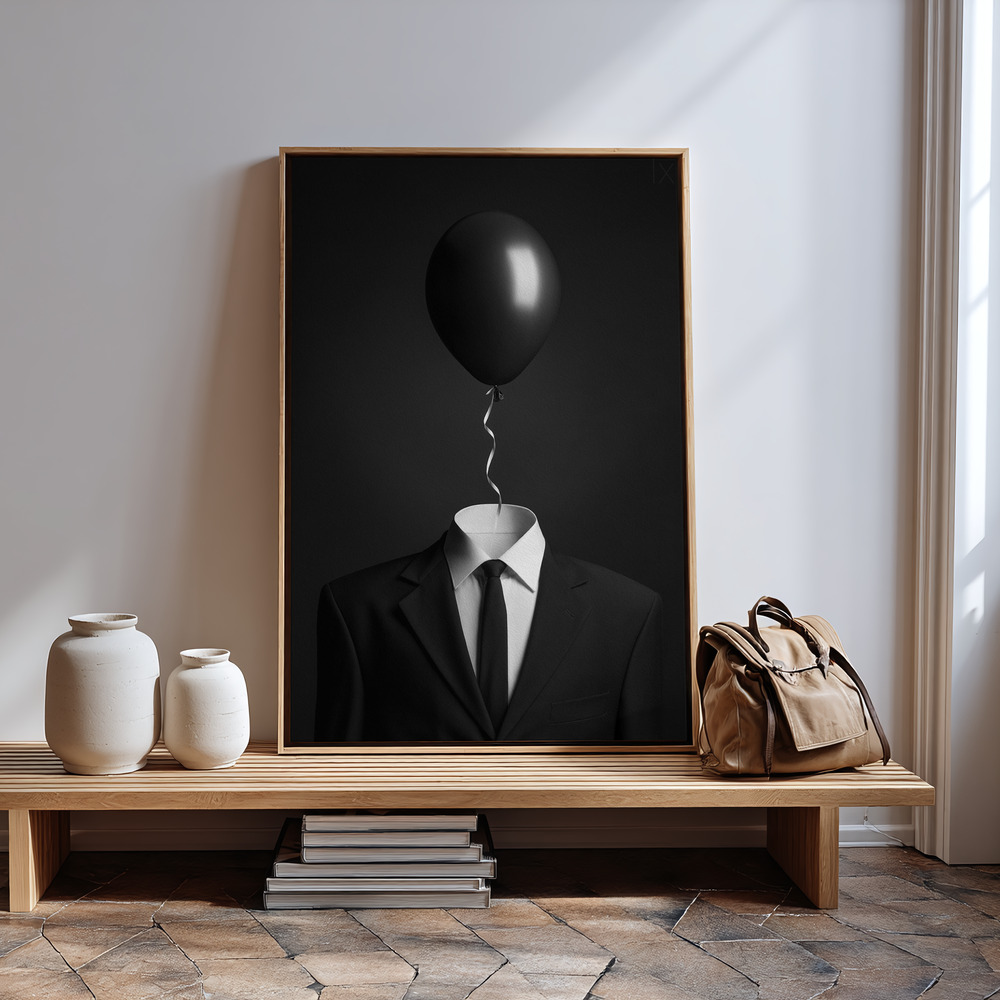 Canvas print - Thoughts in guest room