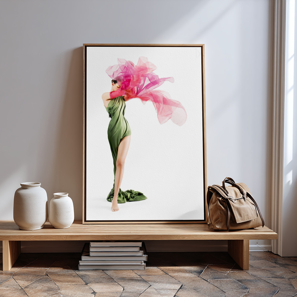 Canvas print - Flower in guest room