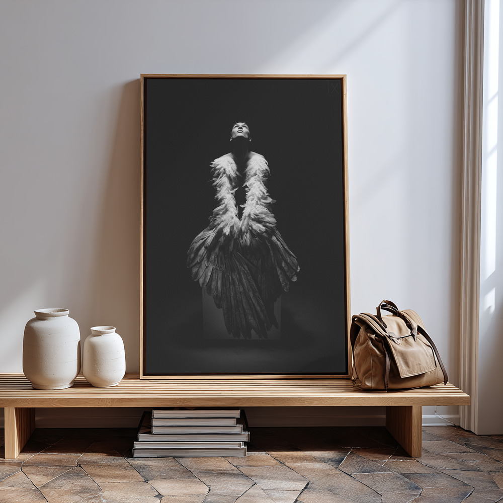 Canvas print - Angel in guest room