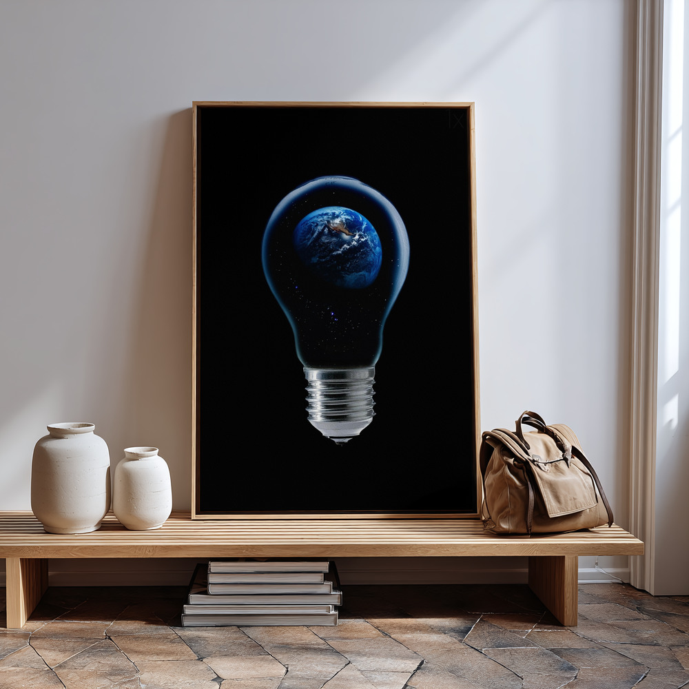 Canvas print - The 4 elements IV in guest room