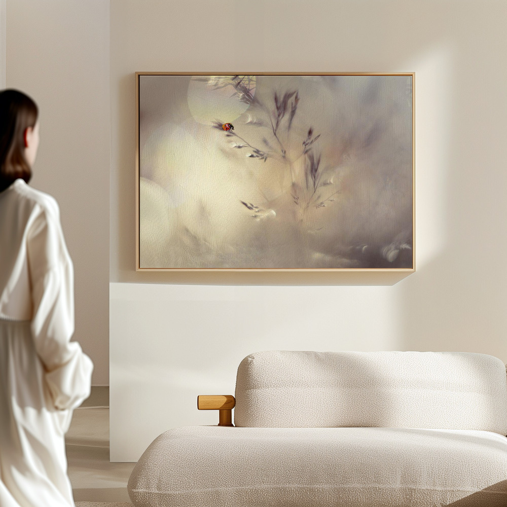 Canvas print - Little lady in the hall