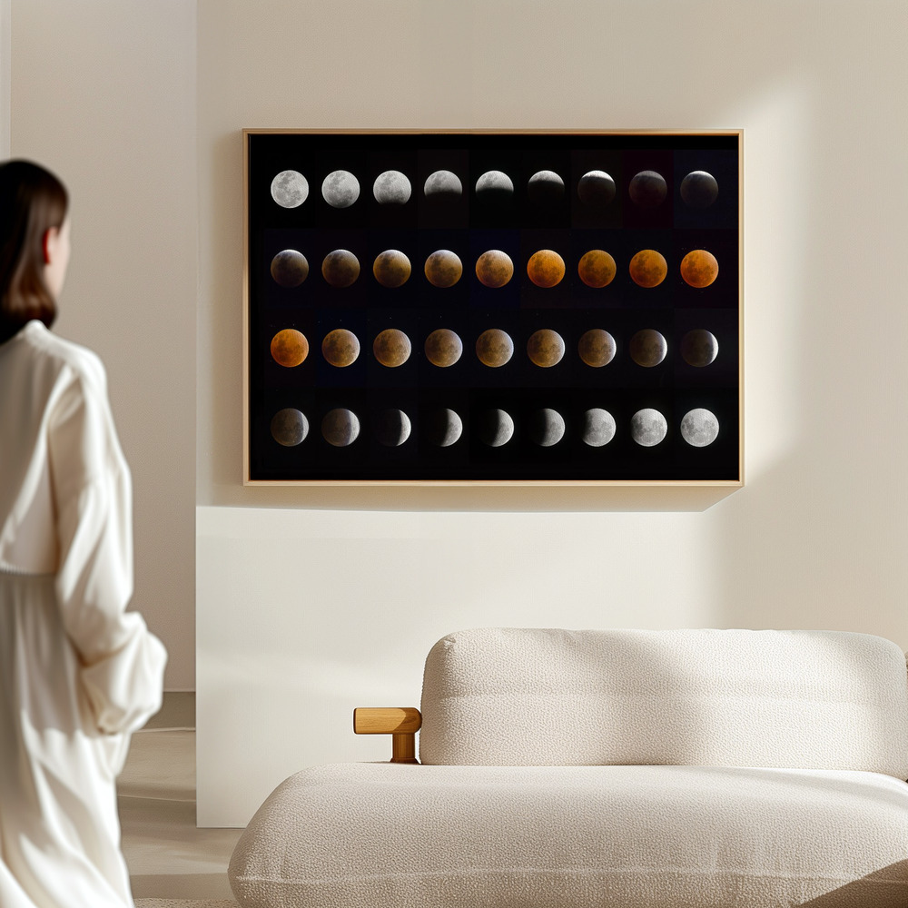 Canvas taulu - Lunar Eclipse salissa